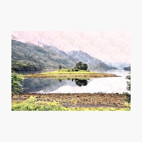 View Across the Lake Photographic Print