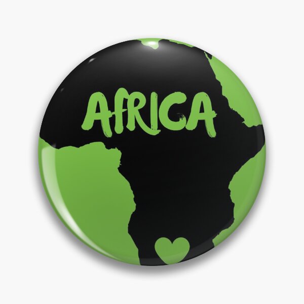 Item preview, African Continent on Lumo Green Background designed and sold by AfricanDreams.