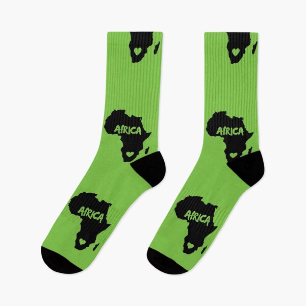 Item preview, African Continent on Lumo Green Background designed and sold by AfricanDreams.
