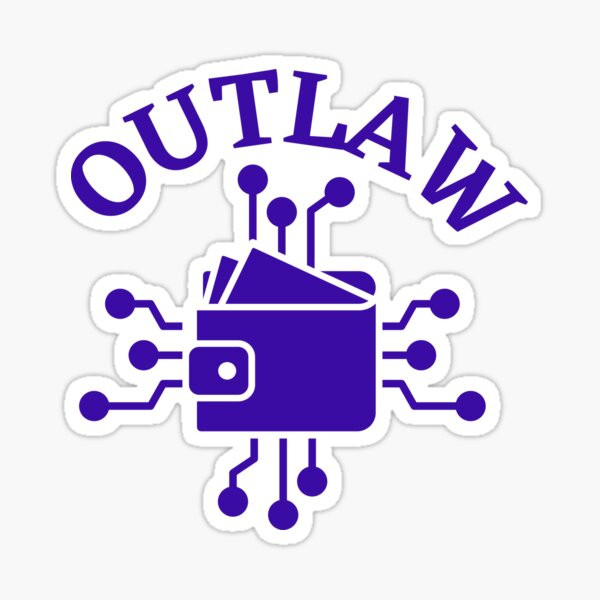 Crypto Outlaw Sticker