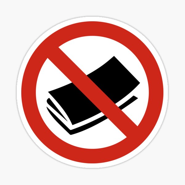 No flyers sign - No junk mail for your letterbox Sticker