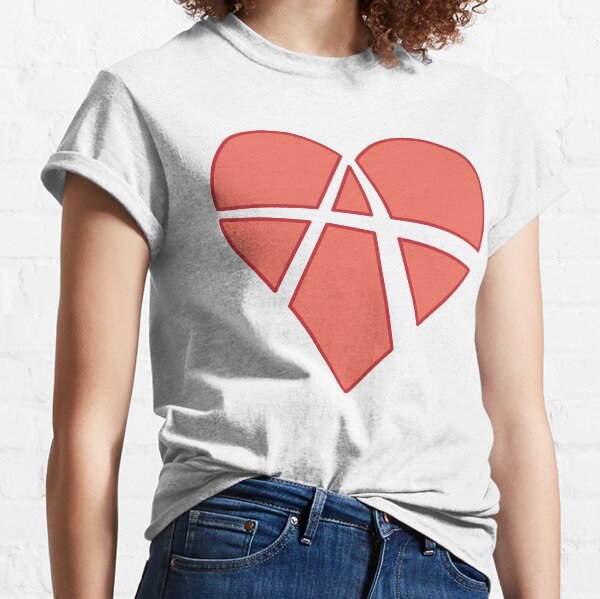 Relationship Anarchy Heart (black) Classic T-Shirt