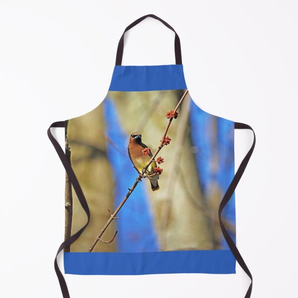 Item preview, Cedar Waxwing In Spring Maple Tree designed and sold by Deb Oppermann.