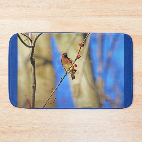 Item preview, Cedar Waxwing In Spring Maple Tree designed and sold by Deb Oppermann.