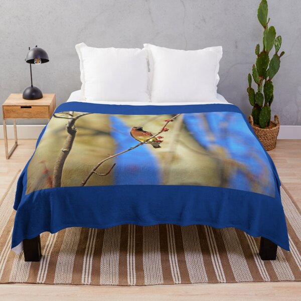 Item preview, Cedar Waxwing In Spring Maple Tree designed and sold by Deb Oppermann.