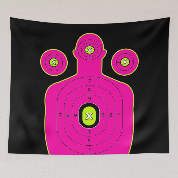 Item preview, SHOOTING TARGET - RAW HOT PINK designed and sold by ammo-shop.