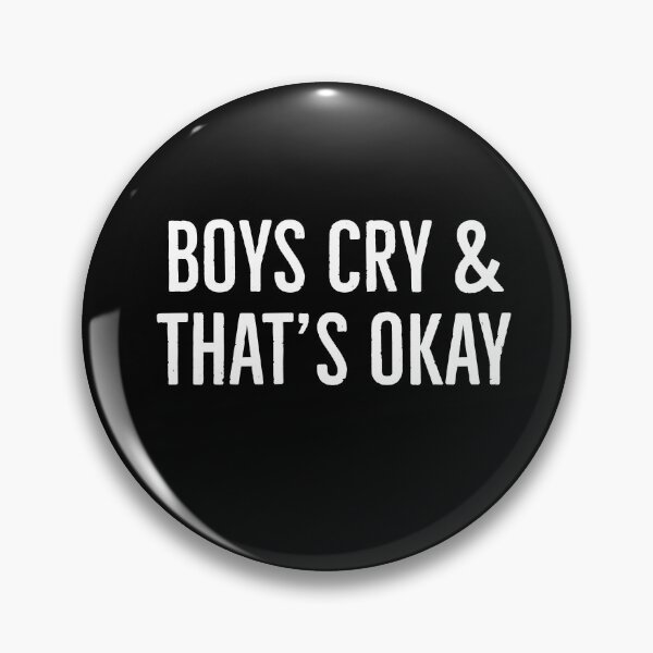 Artikelvorschau, Boys Cry und das ist okay entworfen und verkauft von Deez Direct.
