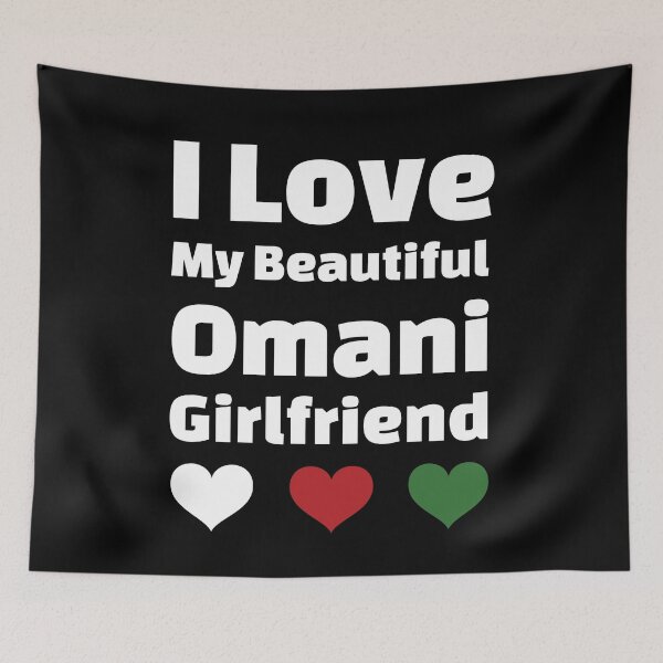 Item preview, I Love My Beautiful Omani Girlfriend - Oman Girlfriend designed and sold by DiceNLDesigns.