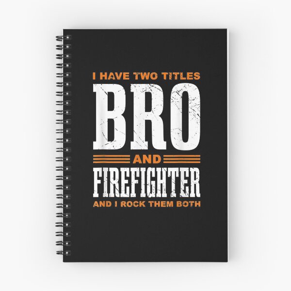 Item preview, I Have Two Titles Bro Firefighter Fireman  designed and sold by manidala.