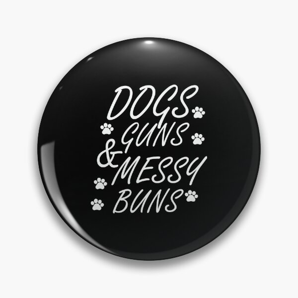 Item preview, Womens DOGS GUNS & MESSY BUNS - Pro Gun Dog Lover Funny Womens T-Shirt designed and sold by FELTA.