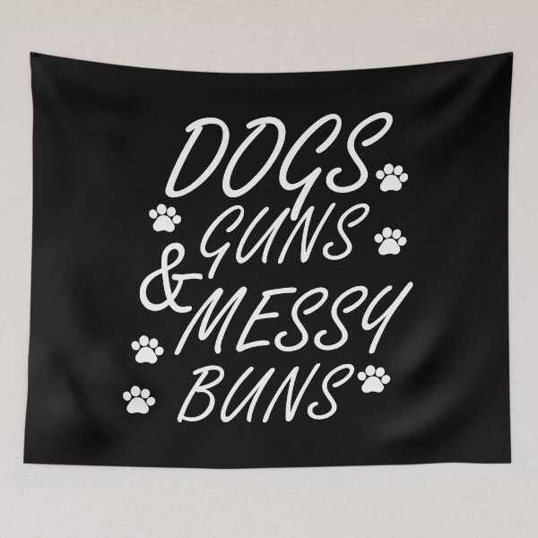 Item preview, Womens DOGS GUNS & MESSY BUNS - Pro Gun Dog Lover Funny Womens T-Shirt designed and sold by FELTA.