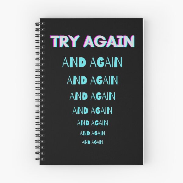 Item preview, Try Again And Again  designed and sold by amafordesigns.