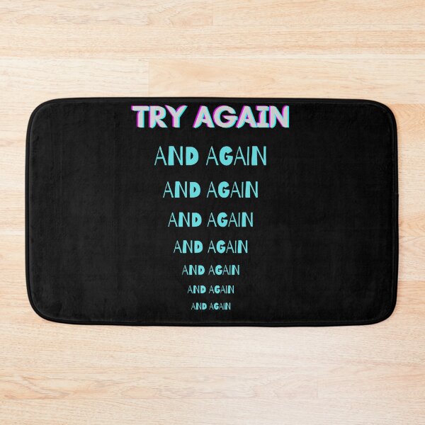 Item preview, Try Again And Again  designed and sold by amafordesigns.