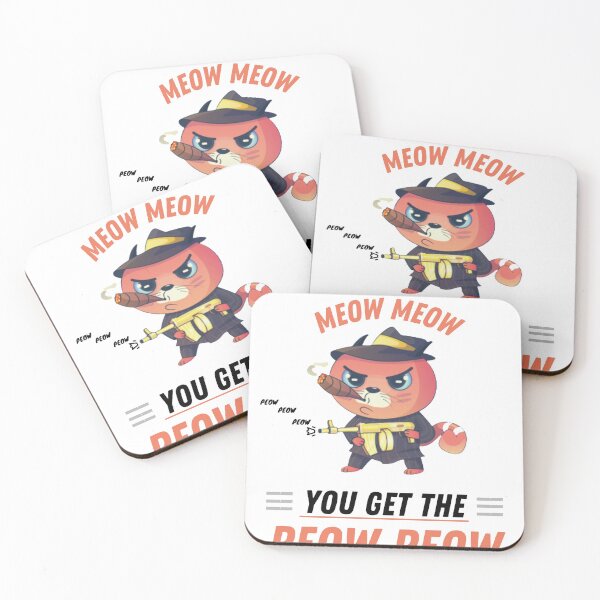 Item preview,  you mess with the meow meow you get the peow peow design  designed and sold by BeenTees.