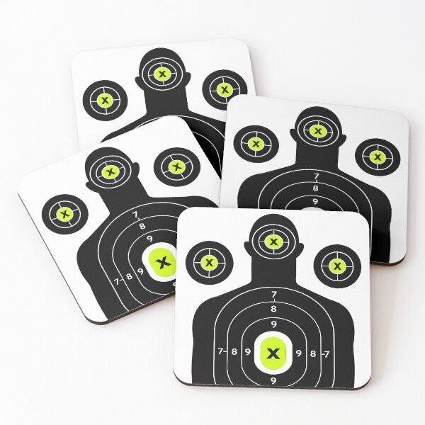 Item preview, SHOOTING TARGET - BLACK n YELLOW designed and sold by ammo-shop.
