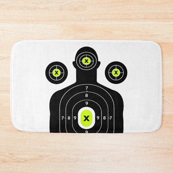Item preview, SHOOTING TARGET - BLACK n YELLOW designed and sold by ammo-shop.