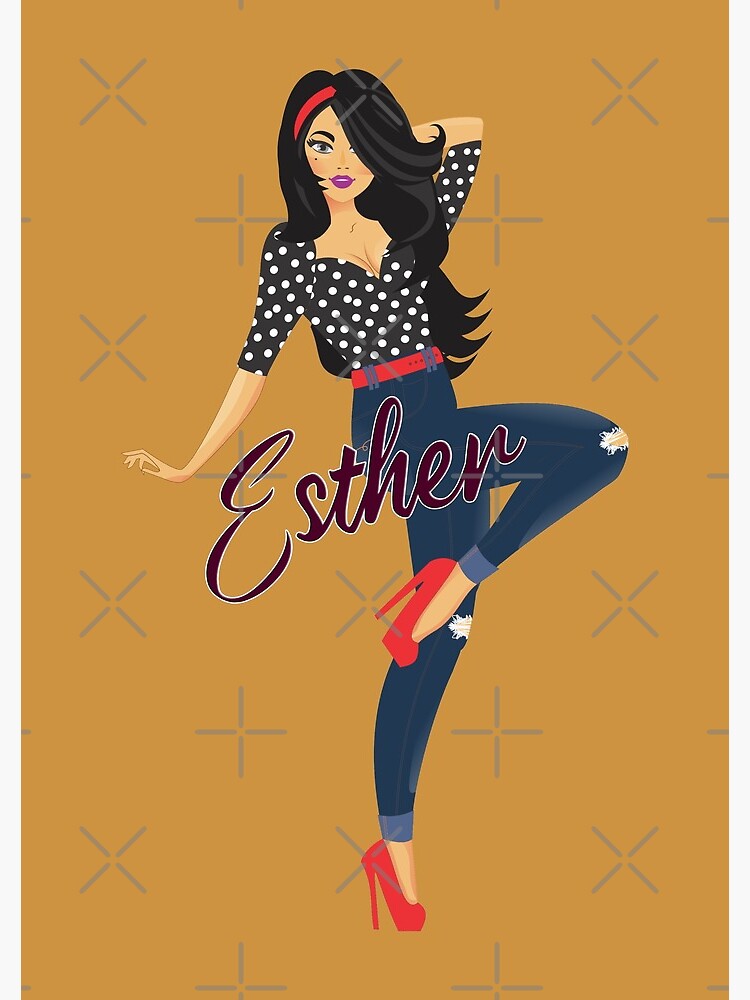 Thumbnail 3 of 3, Journal, Esther Girl Sassy Milky-Coffee designed and sold by DesignsbyEH.