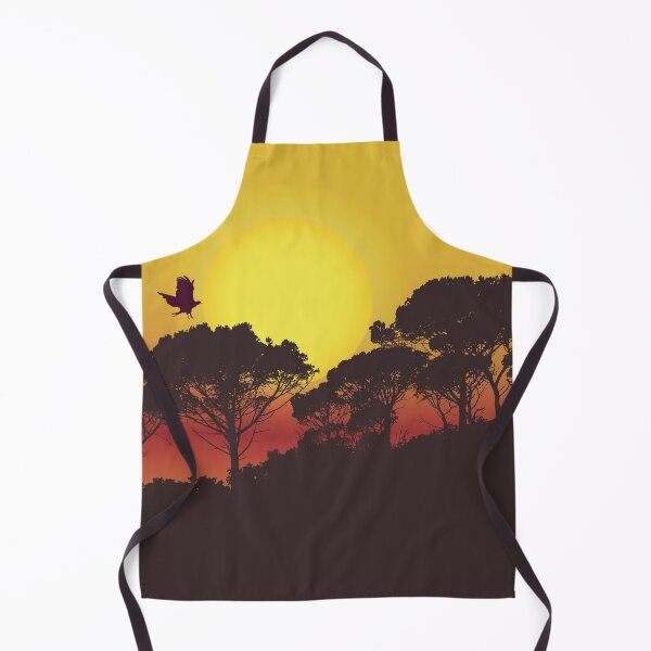Item preview, Eagle Flying in the Sunset over Trees designed and sold by Salukeart.