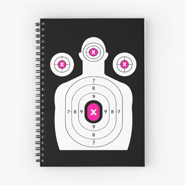 Item preview, SHOOTING TARGET - WHITE PINK designed and sold by ammo-shop.