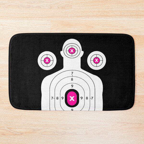 Item preview, SHOOTING TARGET - WHITE PINK designed and sold by ammo-shop.