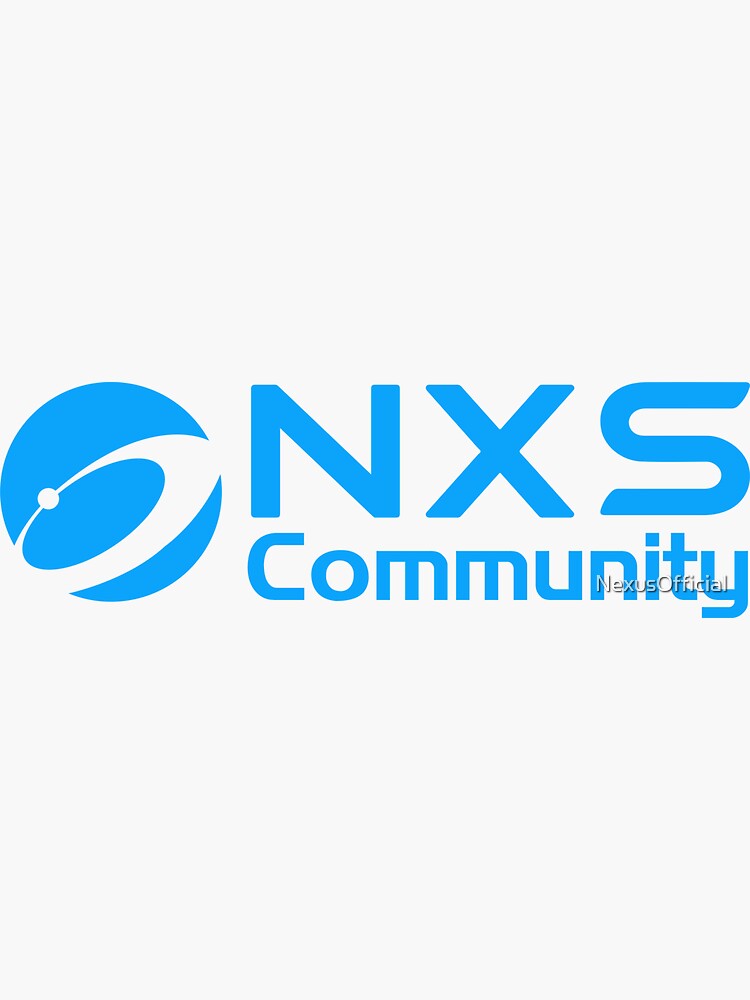 Nexus Official NXS Community Globe Blue by NexusOfficial