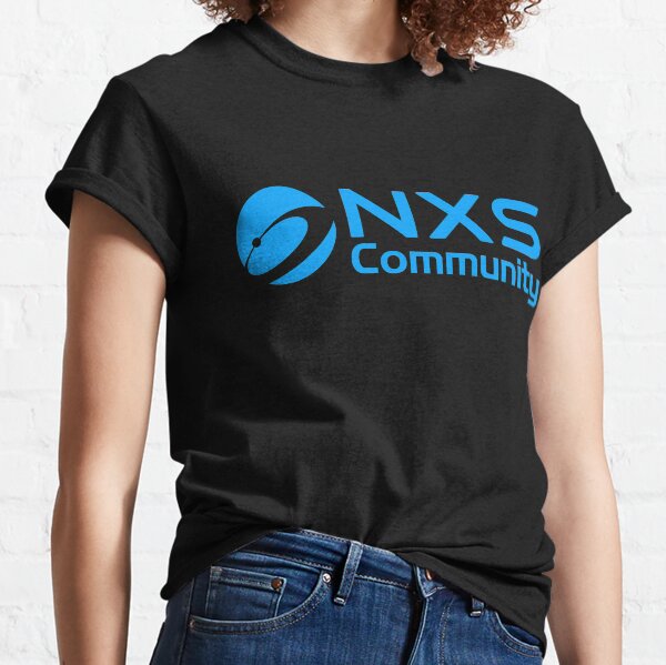 Nexus Official NXS Community Globe Blue Classic T-Shirt