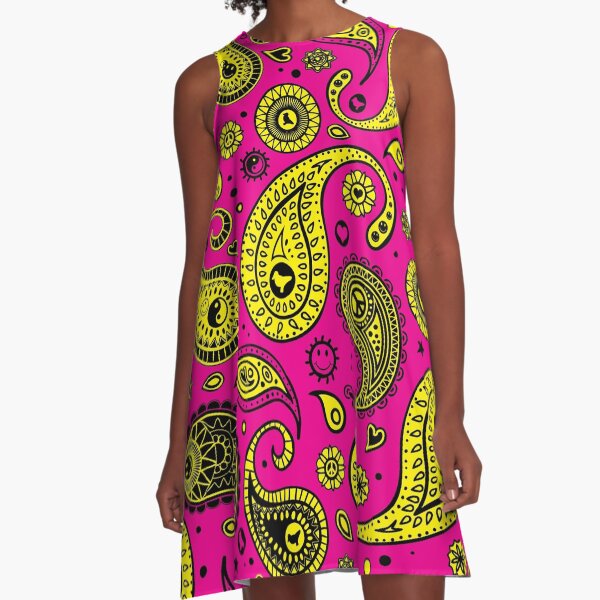 Item preview, "Acid Paisley Bubble" Strawberry designed and sold by metrodesignuk.