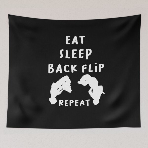 Item preview, Eat Sleep Back flip Repeat designed and sold by LANANIL.