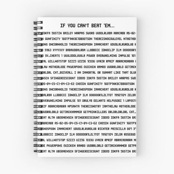Item preview, Cheat Codes designed and sold by agiantmeteor.