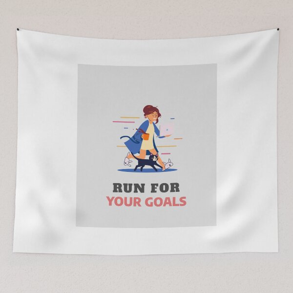 Item preview, Run For Your Goals designed and sold by formylovelydog.