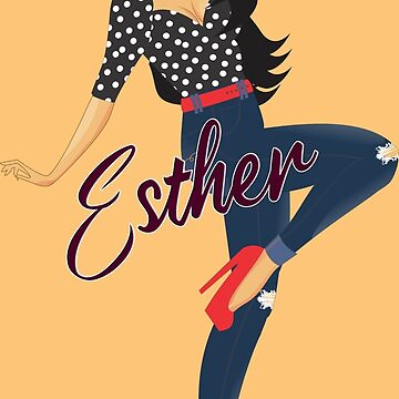 Artwork thumbnail, Esther Girl Sassy Peach by Dream Big! by E. H.