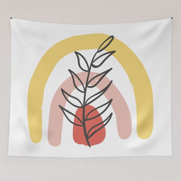 Item preview, Boho Rainbow Leaf designed and sold by Doucheka.