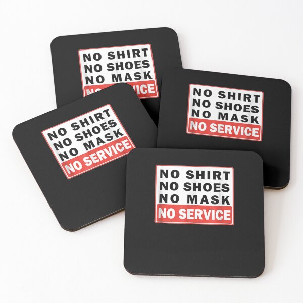 Item preview, Funny No No Shoes No Mask No Service Vintage  designed and sold by manidala.