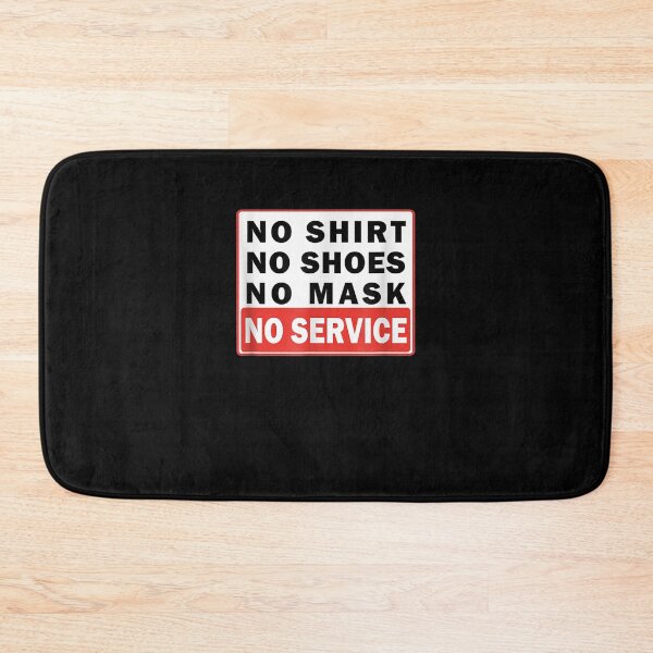 Item preview, Funny No No Shoes No Mask No Service Vintage  designed and sold by manidala.