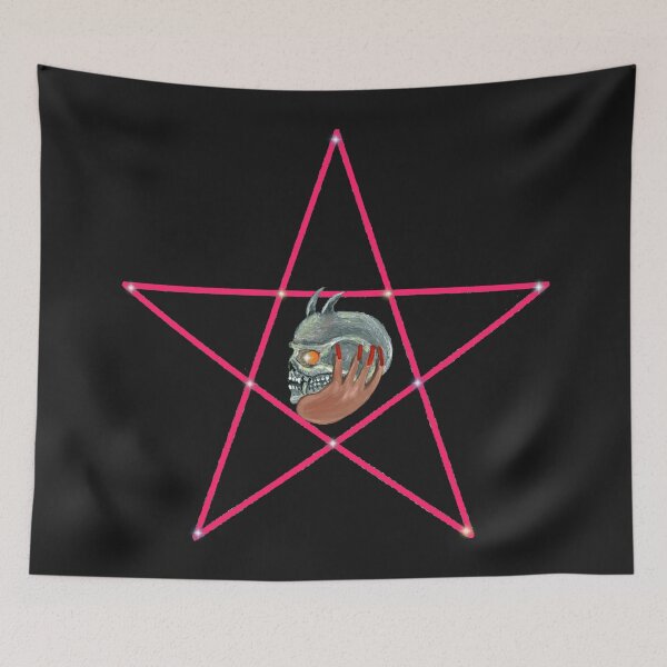 Item preview, Demon skull pentagram designed and sold by DCSMKreativ.