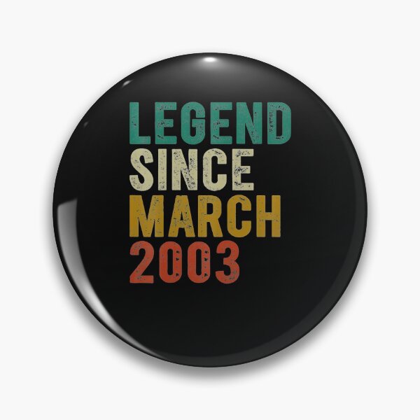 Item preview, Vintage March 2003 Retro 18 Years Old 18Th Birthday Gifts designed and sold by Kandurip5419.