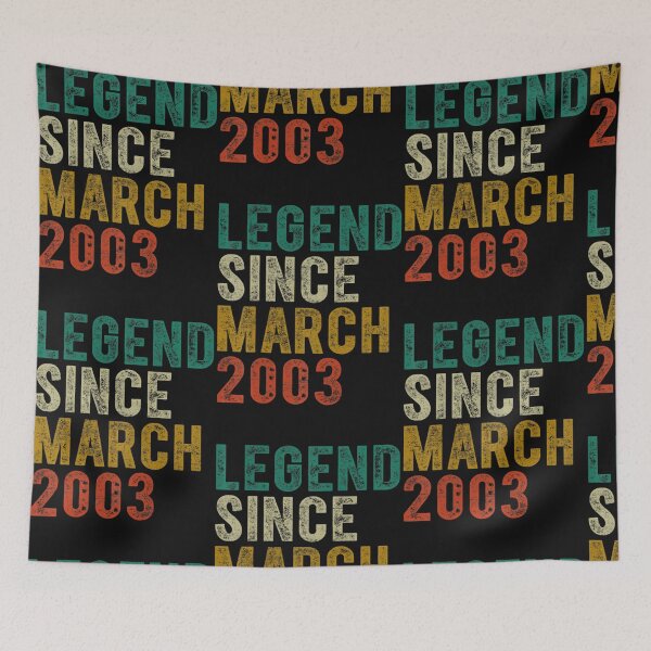 Item preview, Vintage March 2003 Retro 18 Years Old 18Th Birthday Gifts designed and sold by Kandurip5419.