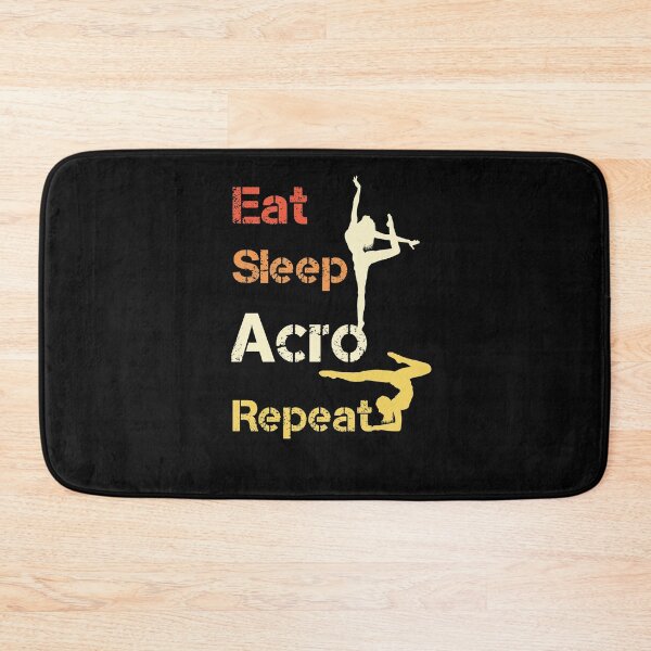 Item preview, Eat Sleep Acro Repeat gifts for gymnasts girls designed and sold by LANANIL.