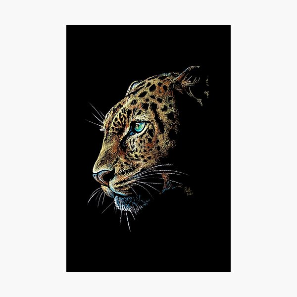 ORIGINAL Watercolor Leopard, Leopard Wall Art, Safari Animal Art