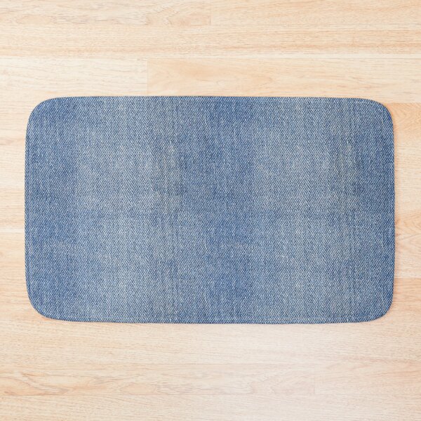 Item preview, Washed Faded Patched Denim Blue Jeans Texture designed and sold by MintaApparel.