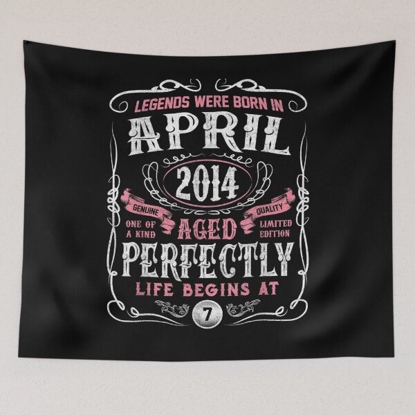 Item preview, Legends Were Born In April 2014 7th Quarantine Birthday  designed and sold by manidala.