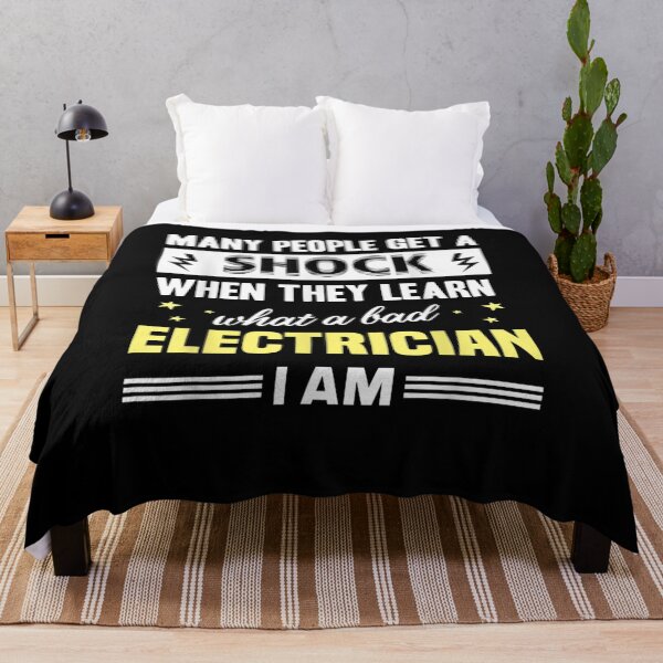 Item preview, People Are Shocked Because I'm A Bad Electrician  designed and sold by manidala.