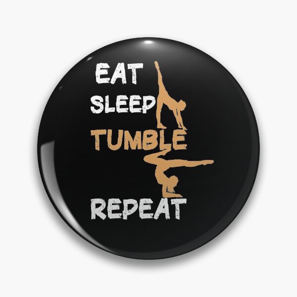 Item preview, Eat Sleep Tumble Repeat Funny Gymnastics Gift for women designed and sold by LANANIL.