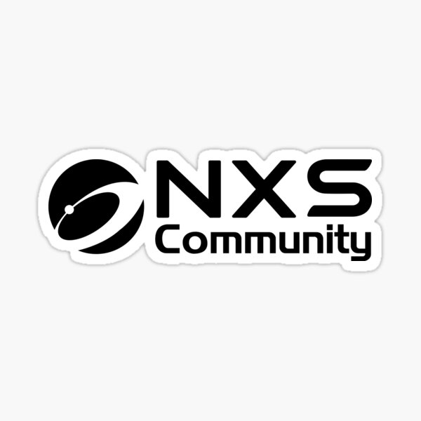 Copy of Nexus Official NXS Community Globe Black Sticker