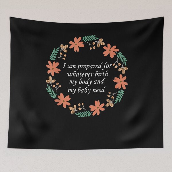 Item preview, I Am Prepared For Whatever Birth Doula Midwife Pregnancy  designed and sold by manidala.