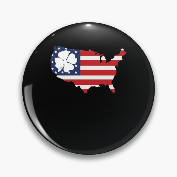 Item preview, Us America Flag Shamrock Clover designed and sold by anassrida.