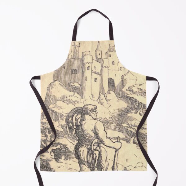 Item preview,  Jack the Giant killer vintage artwork illustration designed and sold by Vintage Designs +.