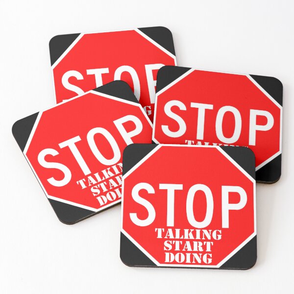 Item preview, Stop talking, start doing designed and sold by Stickr-boutiq.