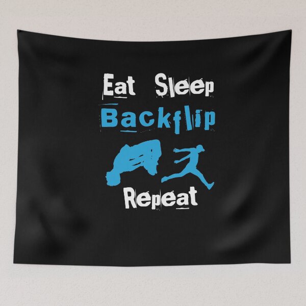 Item preview, Eat Sleep Back flip Repeat gifts for gymnasts girls designed and sold by LANANIL.