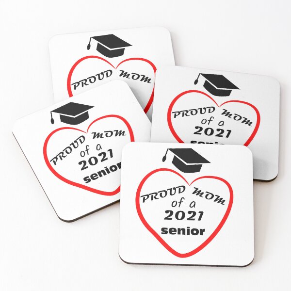 Item preview, Copy of Proud mom of a 2021 senior Heart Graduation 2021 designed and sold by Tanja Dianova.